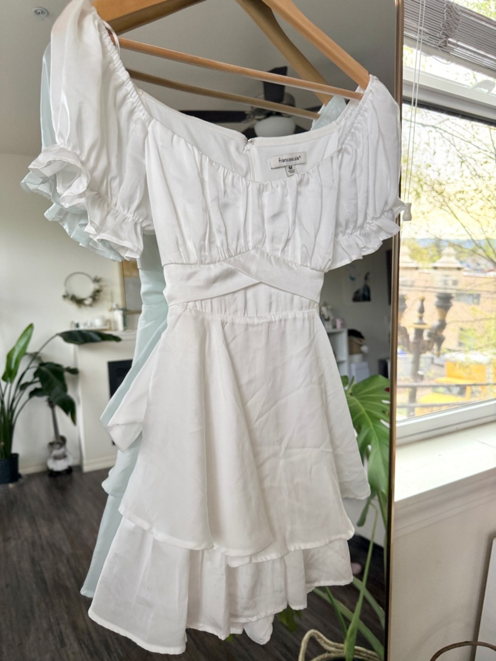 White Ruffled Tiered Mini Dress Romper